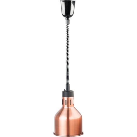 Lampe chauffante suspendue en cuivre, P 0,25 kW, U 230 V - Stalgast (1/4)