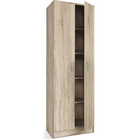 Aufbewahrungsschrank REY 80cm, ideal für Ihren Eingangsbereich, Ihre Waschküche oder Ihr Badezimmer.