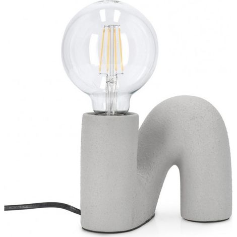 Lampada da tavolo "Jael Irr" in ceramica h 12,5 cm (1/3)