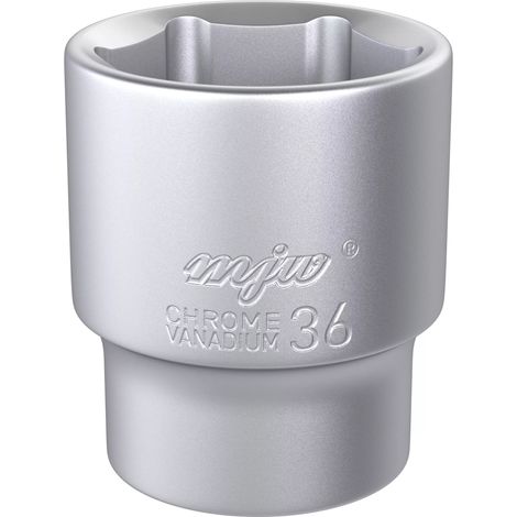 Vaso de 3/4 de pulgada para tornillos de acero CRV hexagonal de 36 mm (1/4)