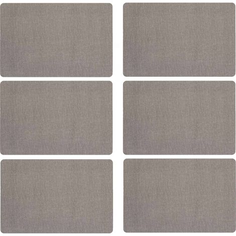 Lot de 6 sets de table rectangulaires AXEL