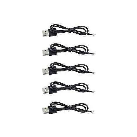 Lot de 5 câbles USB vers 4 broches pour modules de caméra  câble de connexion de données pour module de caméra 4P 0,8 mm 0,4 m (1/5)