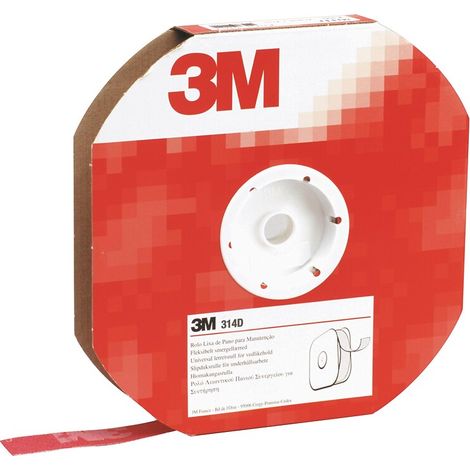 Papier de verre 3M grain P180, Très fin, 25m x 38mm ( Prix pour 1 )