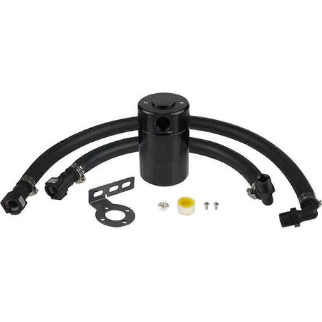 Kit séparateur air/huile avec réservoir et récupérateur d'huile en aluminium pour GMC YukonChevrolet TahoeSuburban et Silverado 1500 (2019-2022)noir. (1/3)