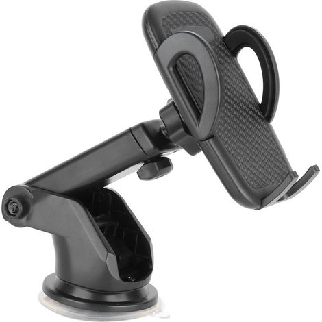 Support Téléphone Voiture Universel - Bras Télescopique Et Ventouse Réglable - Pour Tableau De Bord Pare-brise Grille D'aération - 1 Pièce (1/5)