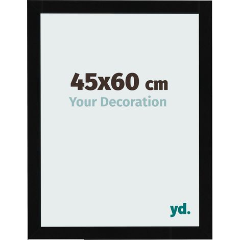 yd. - Cadre photo 45x60 - Noir Brillant - MDF - Bologna (1/5)
