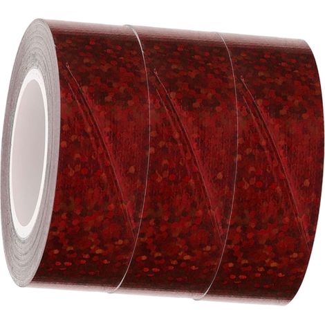 Ruban adhésif pailleté ultra-résistant, 3 rouleaux, ruban décoratif pour boîtes, matériau résistant en tissu. (1/5)