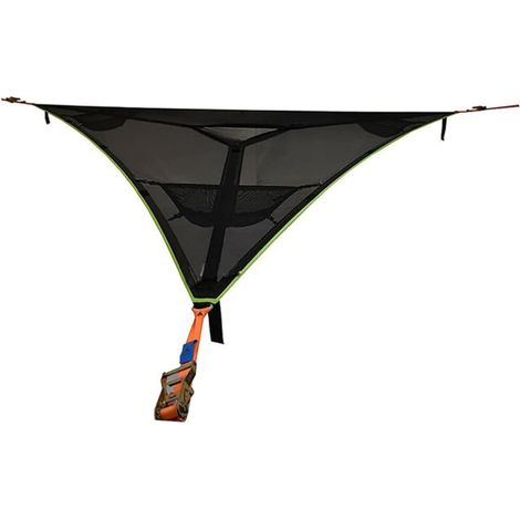 Hamaca de camping para 3 personas, ligera y portátil, ideal para la playa, senderismo, excursionismo y viajes (tamaño: 2,8 x 2,8 m). (1/5)