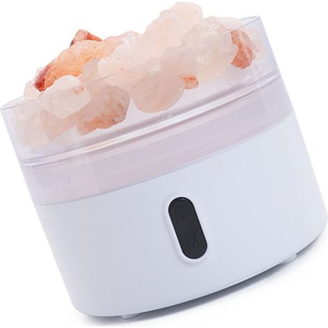 Lampe à sel diffuseur humidificateur Multi couleurs cristal USB bureau huile essentielle (1/5)