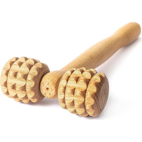 Accesorios Masajeador Rodillo Masajeador Facial Dispositivo de Cabeza Maderoterapia Madera