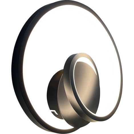 Moderne LED-Wandleuchte 13W schwarz LUCERO ML1049 Milagro (1/5)
