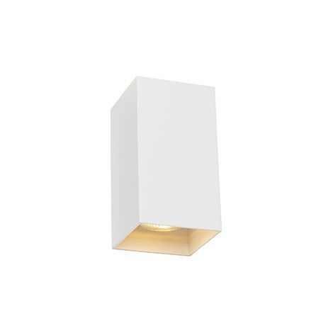 Design Wandleuchte weißes Quadrat - Sabbir
