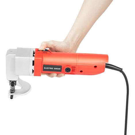 HAUTOUR Cisaille à tôle électrique 500 W, 2,5 mm, 2000 tr/min, grignoteuse électrique en acier inoxydable, pour couper le fer, la tôle blanche, l'acier, le cuivre, l'aluminium (1/5)
