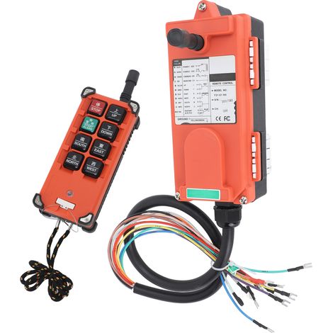 Télécommande sans fil 1:1 pour grue, signal stable, émetteur-récepteur industriel pour excavatrices et camions, 24 V (1/5)