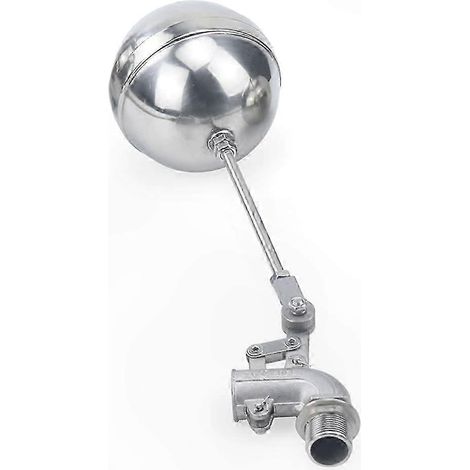 Robinet flotteur en acier inoxydable réglable pour réservoir d'eau (1/2 pouce) (1/5)