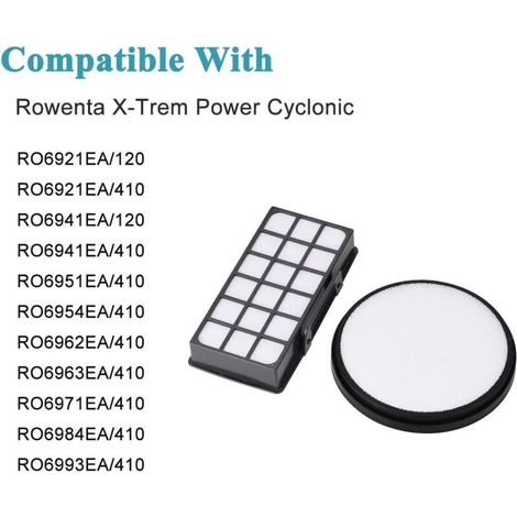 Filtre pour aspirateur Rowenta X-Trem Power Cyclone RO69XX, pièce de rechange pour système de filtration ZR006001-AquaForge (1/4)