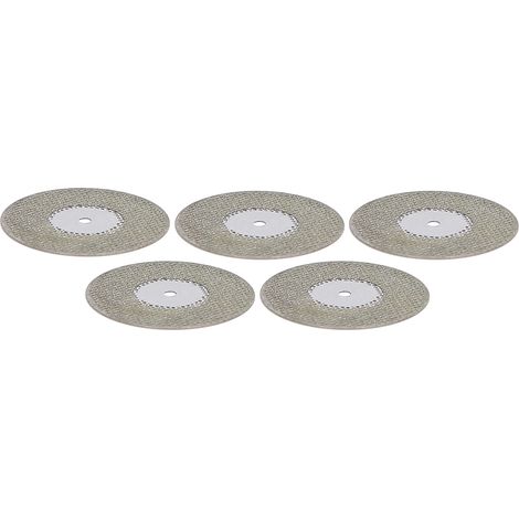 Lot de 5 disques diamantés dentaires double face pour polissage et coupe, outil de soin buccal n° 1 (1/5)