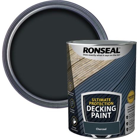 Ronseal Ultimate Protection Decking Paint Charcoal 5 litre