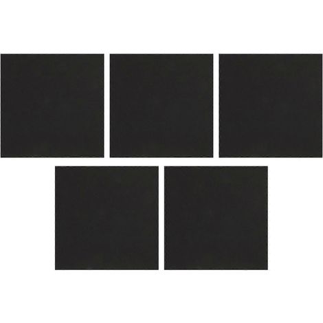 Lot de 5 tapis isolants épais pour aquarium, antidérapants et noirs (1/5)
