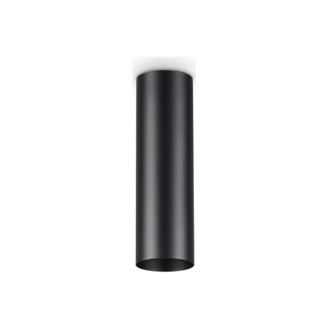 Plafoniera Moderna Look Metallo Nero 1 Luce 7W 3000K Luce Calda H20Cm (1/2)