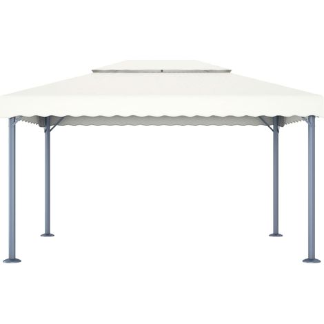 Tonnelle 400x300 cm Crème Aluminium