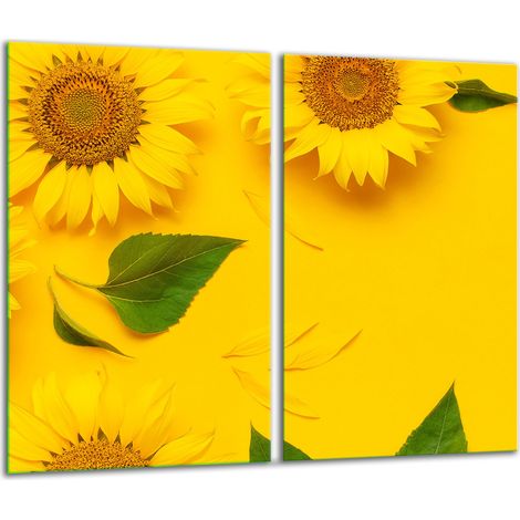 Tagliere in vetro 2x 30x52 fiori (1/5)