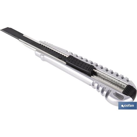 Professioneller Aluminiumschneider mit automatischem Verriegelungssystem (inkl. 9-mm-SK2-Stahlklinge) (1/4)