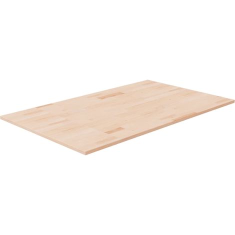 Comptoir de salle de bain Meuble de rangement de salle de bain - 100x60x1,5 cm Bois massif non traité BV228368 - BonneVie (1/4)