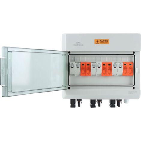 IluminaShop - Cuadro de Proteccion Fv  500Vdc 3 In 3 Out 500V