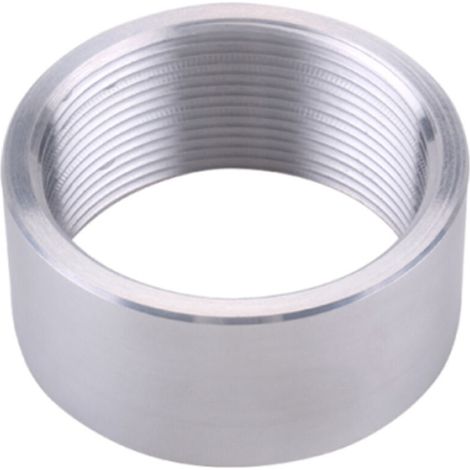 Bouchon de raccord de tuyau en aluminium à souder, filetage femelle NPT 2", compatible avec la plupart des voitures (1/5)