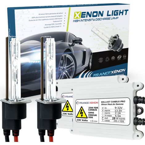 Kit Xénon H1 - 8000°K 25W - Ballast LUXE XPU FDR3+ - 2000Lms (1/5)