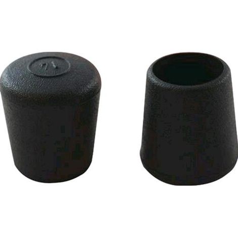 GOMMINO ESTERNO TONDO in PVC Nero da 30 mm MAURER Conf. 2 pz