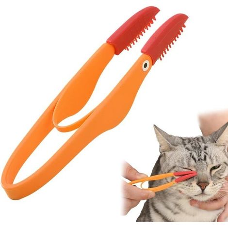 Peigne Pour Chien Brosse Silicone Peigne Pour Chien, Brosse À Taches Pour Les Larmes De Chiens, Remover Booger (1/5)