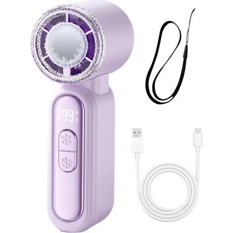 JSSEVN-Mini ventilateur électrique Lanière de vent solide incluse – Ventilateur électrique portatif Pour étudiants, garçons, filles, adolescents