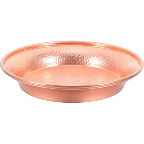 Bol décoratif en cuivre pour chat - Gamelle stable en métal martelé à la main pour nourriture et eau - Bol de 15 cm pour bijoux, idéal pour une entrée ou une fête