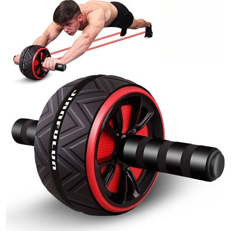 Rouleau pour abdominaux (Ab Roller) – Équipement d'entraînement pour abdominaux et pectoraux – Unisexe (1/5)