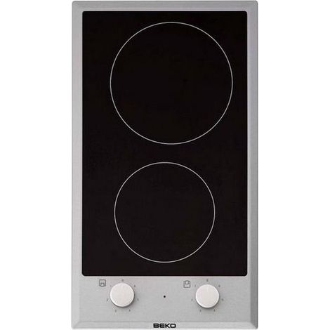Beko HDCC 32200 X - Encimera Modular Vitro 2 Zonas De Coccion Ancho 30 Cm (1/5)