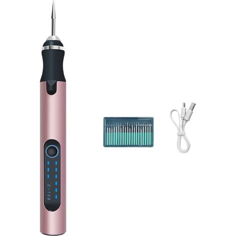 Stylo Graveur Électrique sans Fil Mini Outil Gravure Métal Bois Portable (1/5)