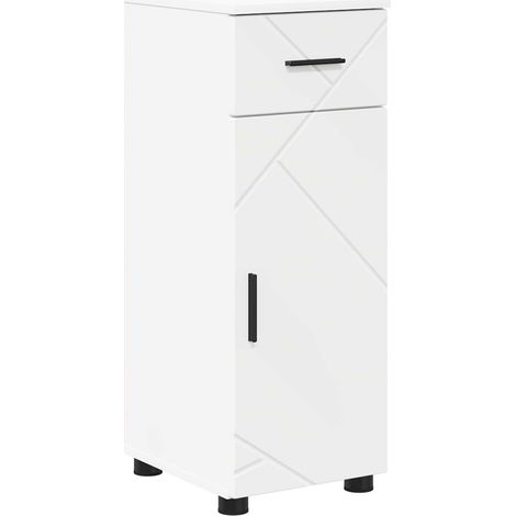 Gabinete de Baño 30 x 35 x 80 cm Madera contrachapada & Metal vidaXL (1/5)