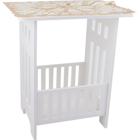 Table d'appoint moderne et élégante, table basse, table à thé pour la maison (34 x 26 x 40 cm) (1/4)