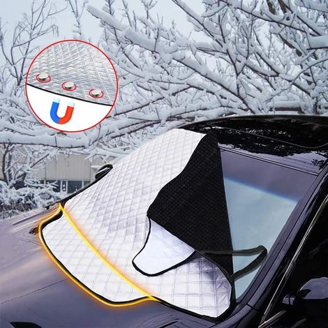 Winterlicher Windschutzscheibenschutz, Frostschutzabdeckung für Autos, Frontschutzfolie, Frostschutzgitter, Auto-Windschutzscheibenabdeckung, Wärmedämmung, Winterzubehör. (1/5)