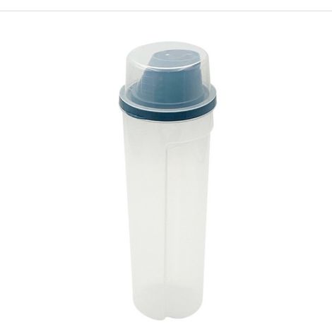 Contenitori per alimenti, Contenitore in plastica per noodles, Contenitori ermetici per alimenti, Contenitore cilindrico in plastica per spaghetti, pasta e cereali (1/5)