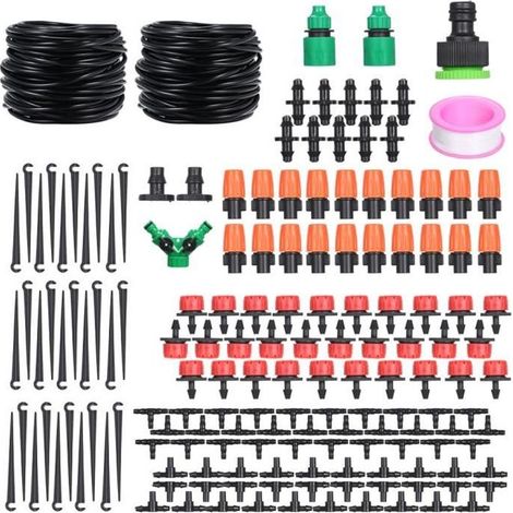KIT de TUYAU ARROSER AUTO-ARROSAGE DES PLANTE IRRIGATION système réglable JARDIN--15M (1/4)