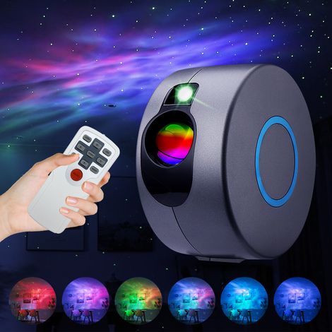 Filiyano – Projecteur de veilleuse LED, veilleuse ciel étoilé 2 en 1 avec télécommande (1/5)