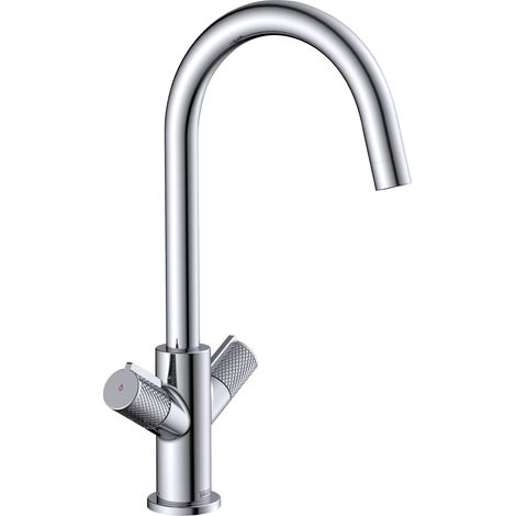 Bristan Fern Polished Chrome EasyFit Kitchen Sink Mixer Tap + Easy Fit Base (1/5)