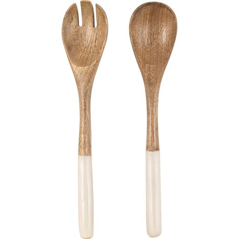 Signes Grimalt Löffel oder Gabel 2U Braun - Holzbesteck 3x30x6cm