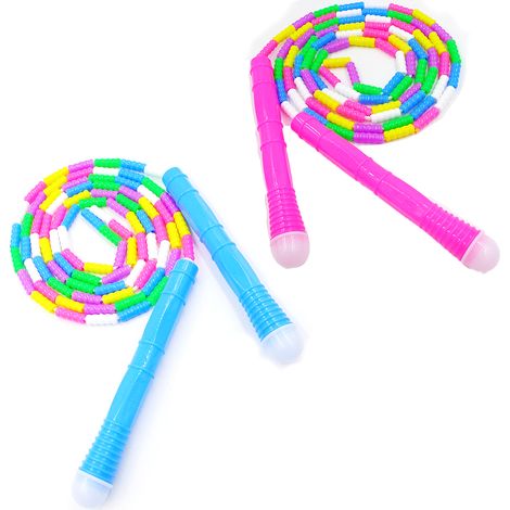 Corde à Sauter Perles - Réglable - Pour Enfants et Adultes - Exercice Physique et Perte de Poids - 1 Pièce (1/5)