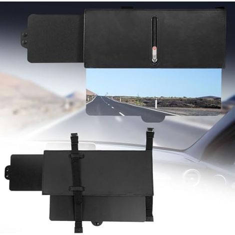 Extension de pare-soleil de voiture polarisée, extension de pare-soleil de voiture avec fermeture éclair, accessoires d'intérieur de voiture, pare-soleil (1/5)
