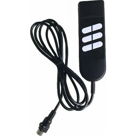 Télécommande 6 touches 5 broches adaptée aux canapés, fauteuils réglables, interrupteurs, appareils électroménagers, lève-lits et fauteuils inclinables. (1/4)