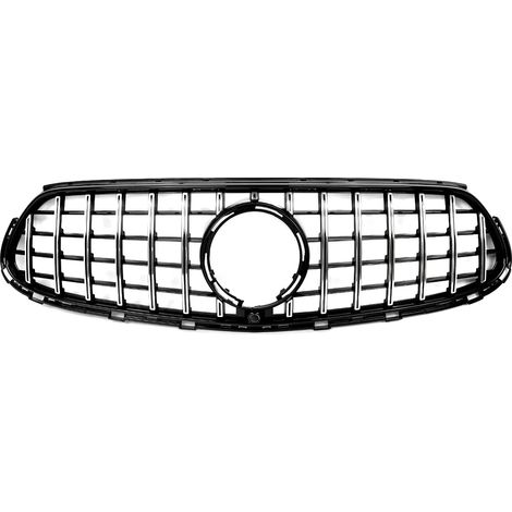 Grille de course, Design avant, Matériau durable, chrome noir (1/2)